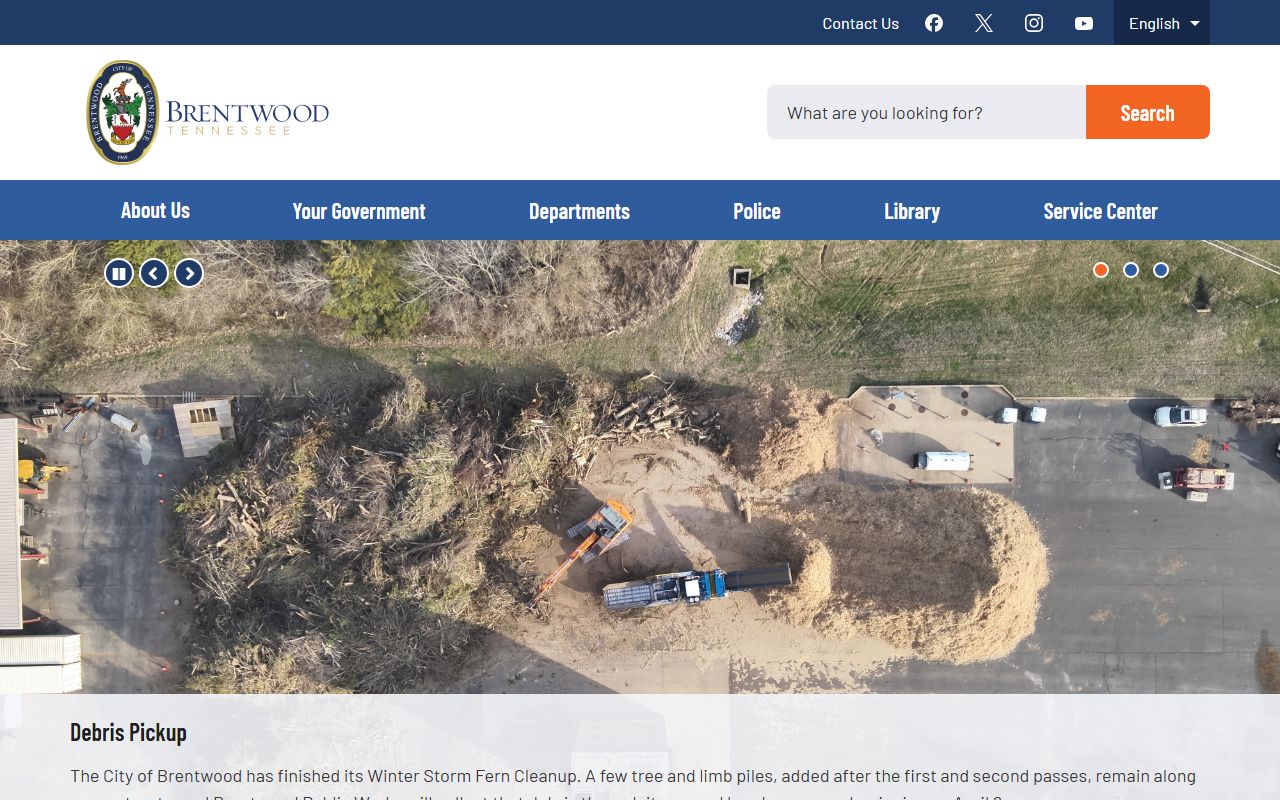 Brentwood city government portal for local records relevant to bankruptcy research in Brentwood