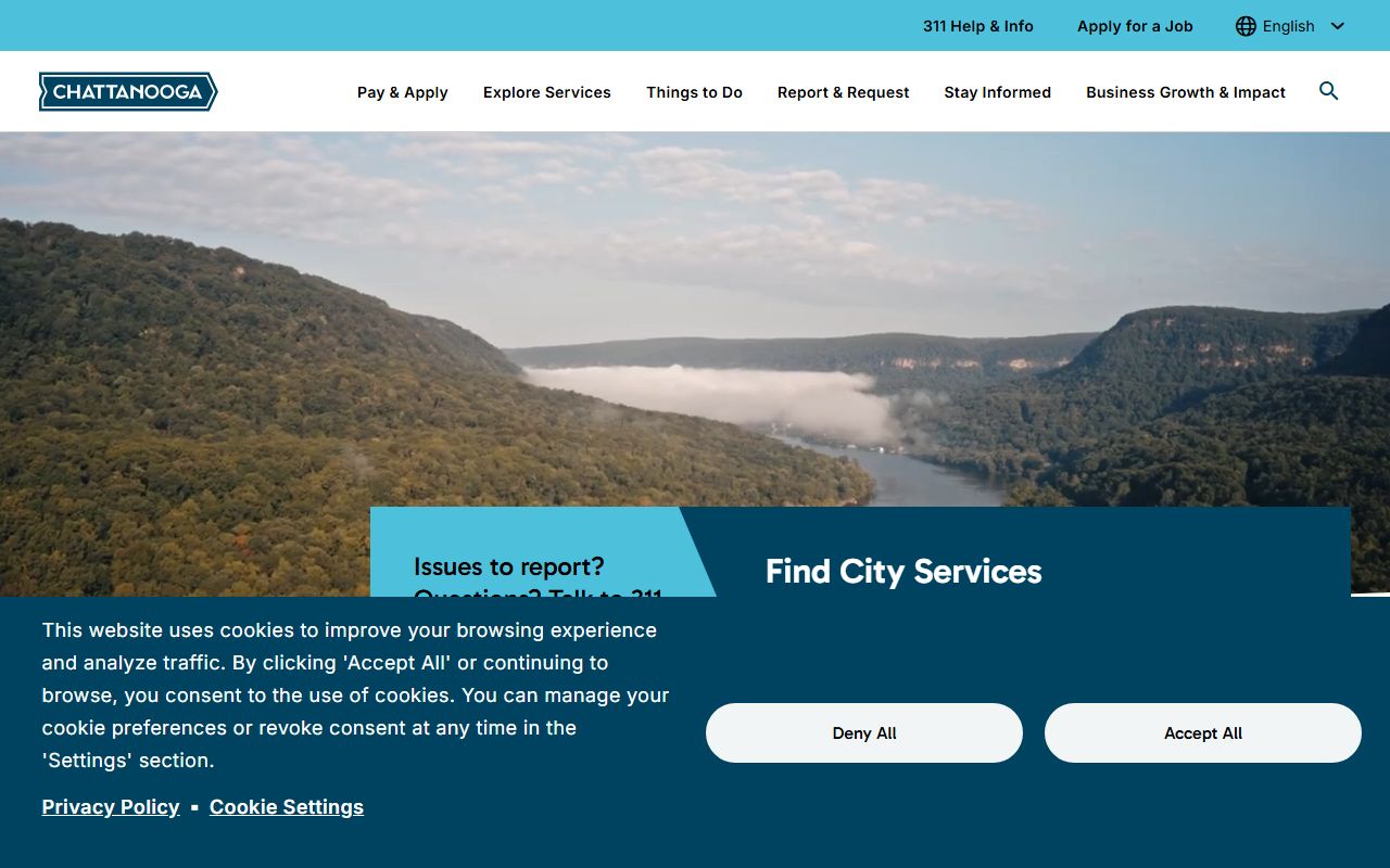 Chattanooga city government website for Chattanooga bankruptcy records research