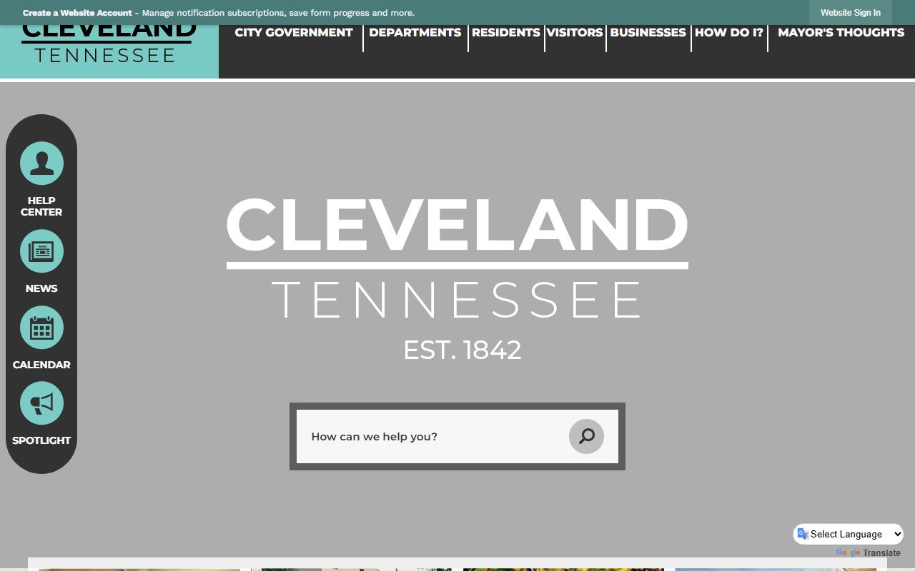 Cleveland city government portal for local records relevant to Cleveland bankruptcy research