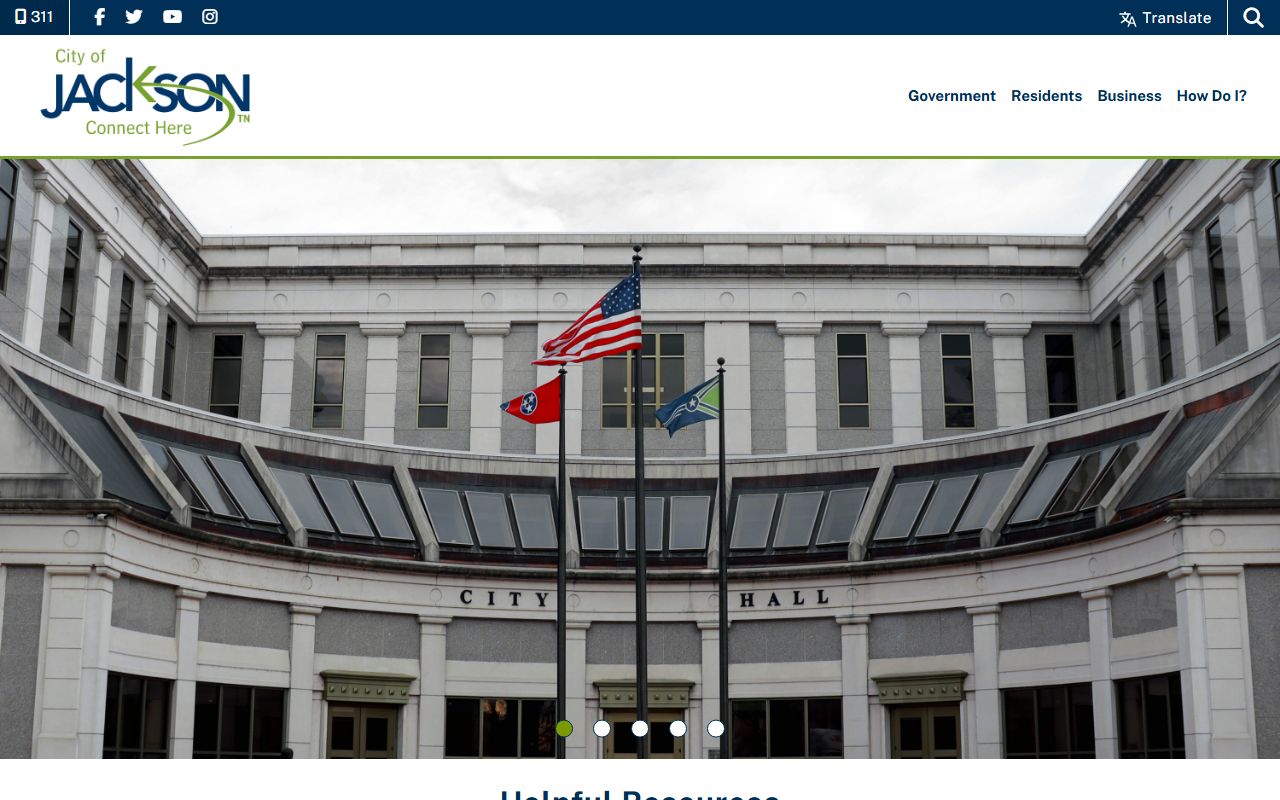 Jackson Tennessee city government portal for bankruptcy records research