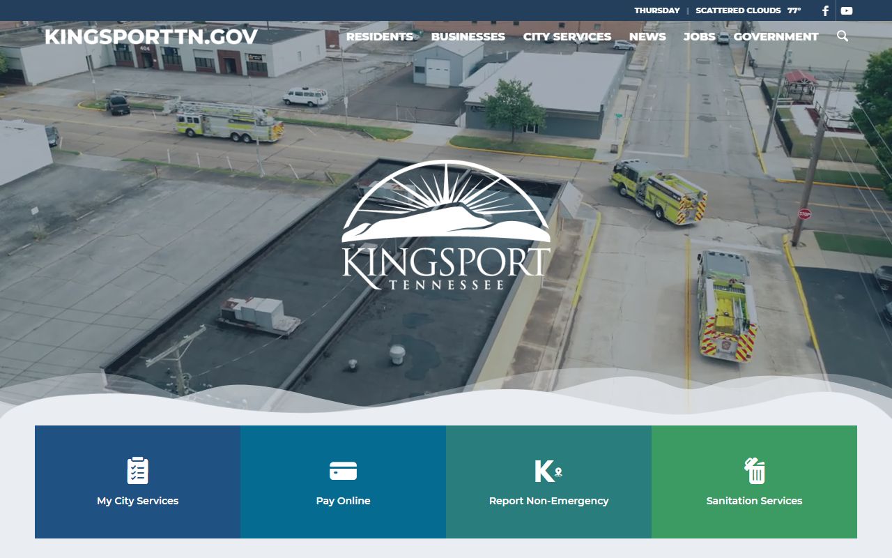 Kingsport Tennessee city government portal for bankruptcy records research