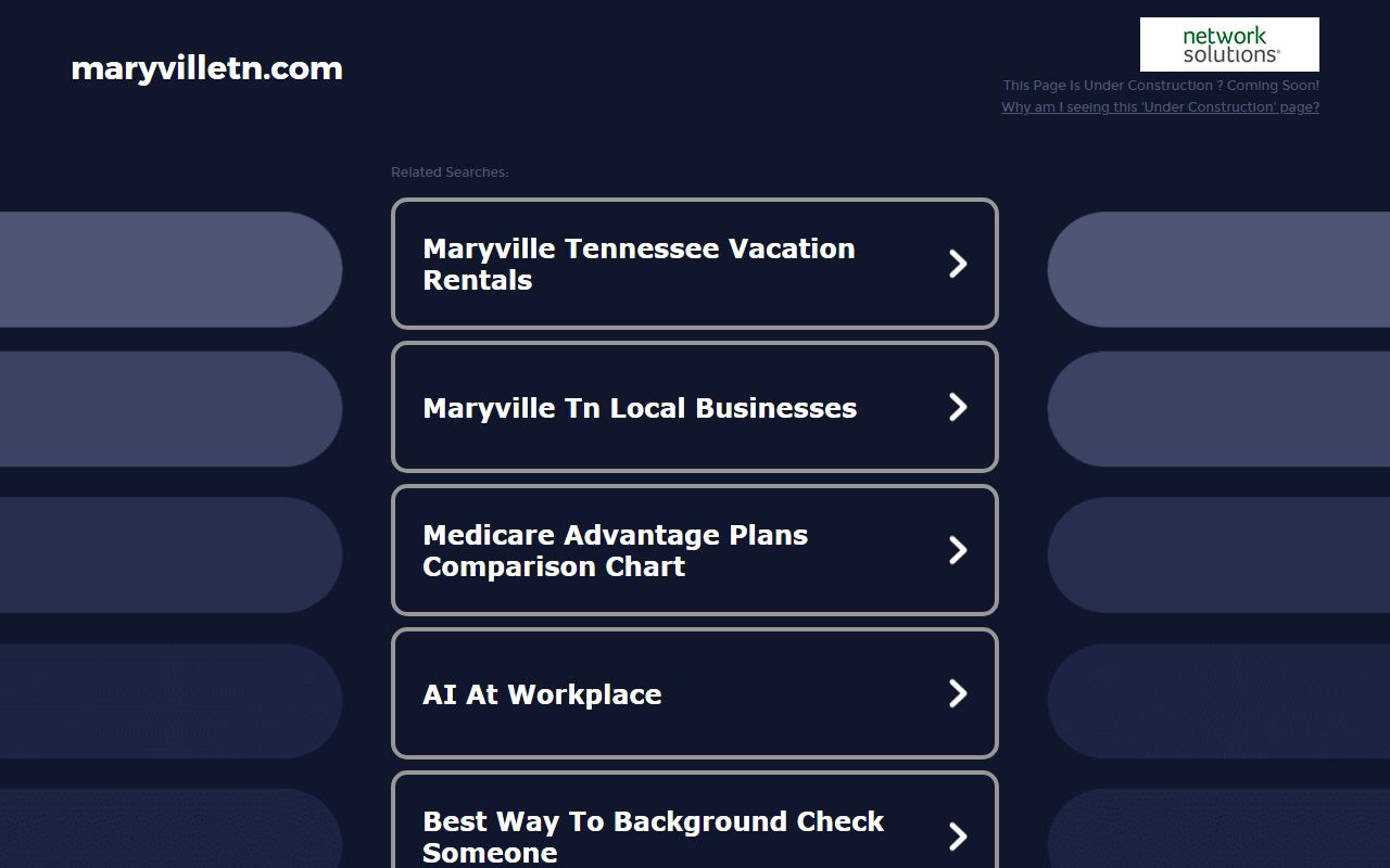 Maryville city official website for local bankruptcy record resources