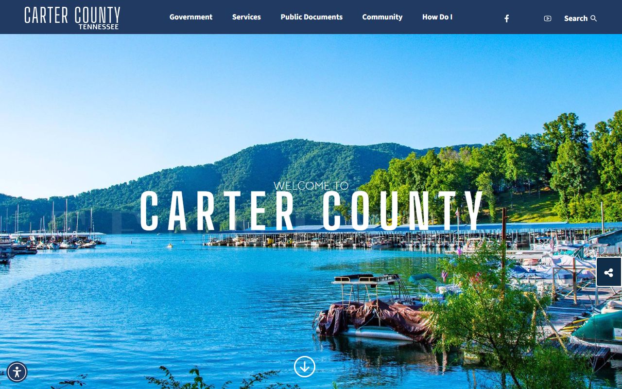 Carter County government portal for bankruptcy records information