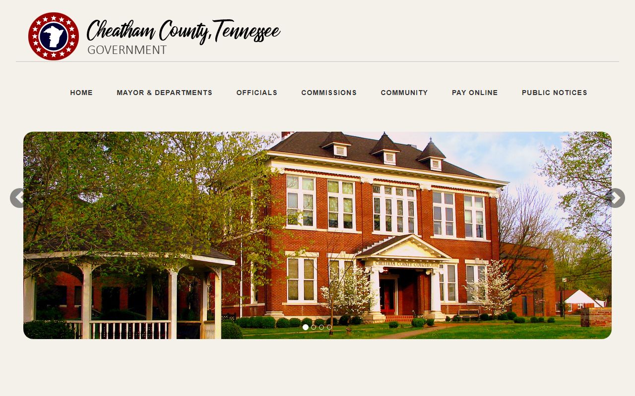 Cheatham County government portal for bankruptcy records