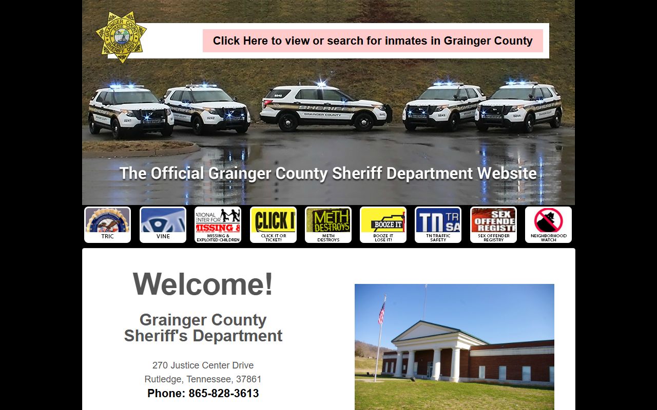 Grainger County bankruptcy records government portal