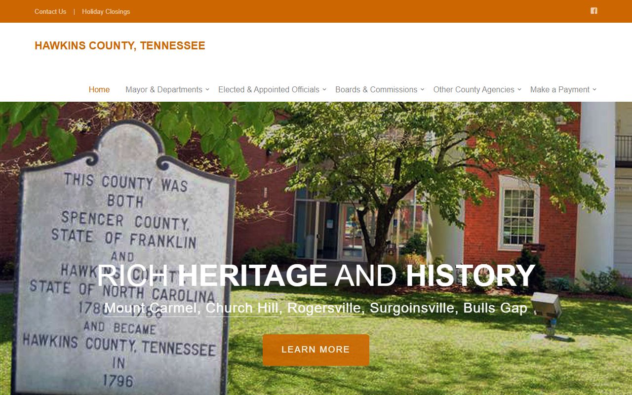 Hawkins County government portal for bankruptcy records research