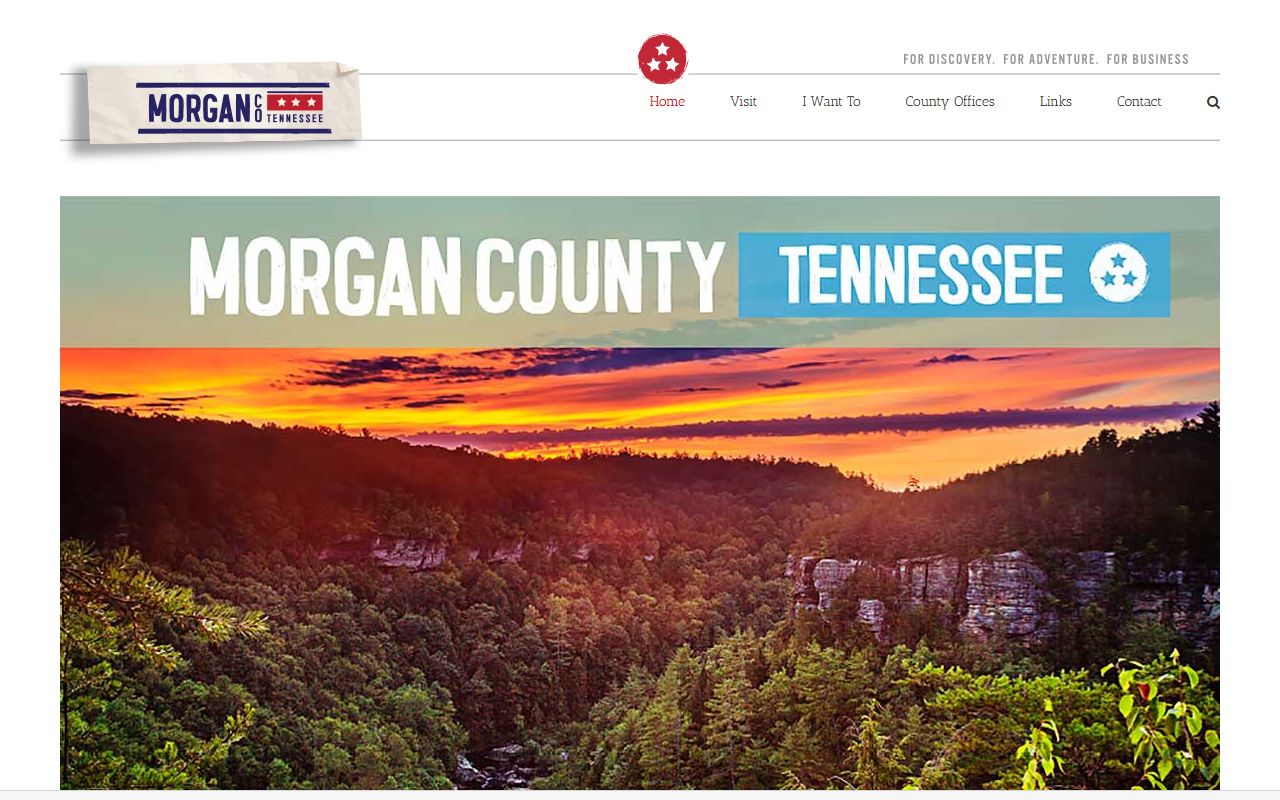Morgan County government portal for local court and records information