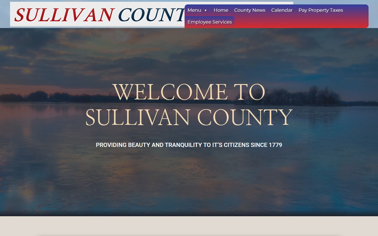 Sullivan County government site for court and clerk information