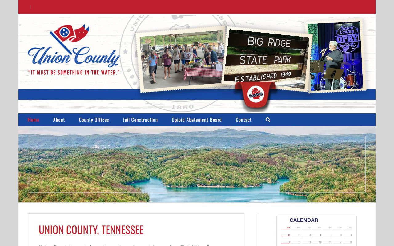 Union County Tennessee government portal for court and clerk resources