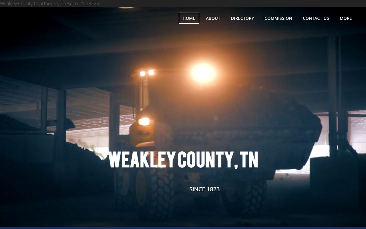 Weakley County government portal for bankruptcy record research